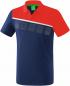 Preview: 5-C Poloshirt Kinder - new navy/rot/weiß