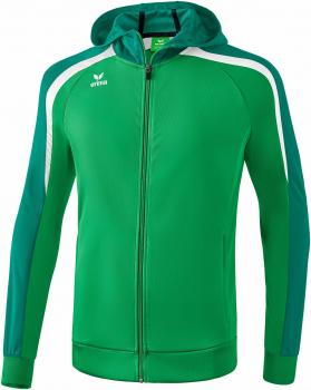 LIGA 2.0 Trainingsjacke mit Kapuze - smaragd/evergreen/weiß