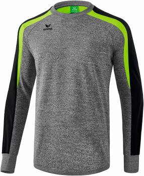 LIGA 2.0 Sweatshirt - grau melange/schwarz/green gecko