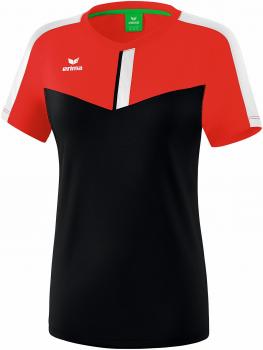 SQUAD T-Shirt Damen - rot/schwarz/weiß