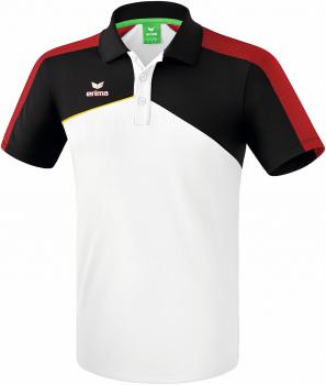 PREMIUM ONE 2.0 Poloshirt - weiß/schwarz/rot/gelb