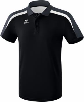 LIGA 2.0 Poloshirt - schwarz/weiß/dunkelgrau