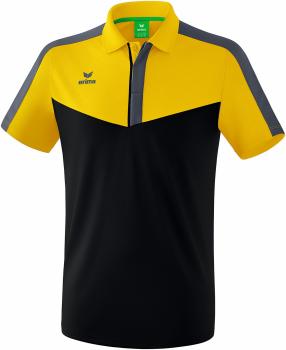 SQUAD Poloshirt - gelb/schwarz/slate grey
