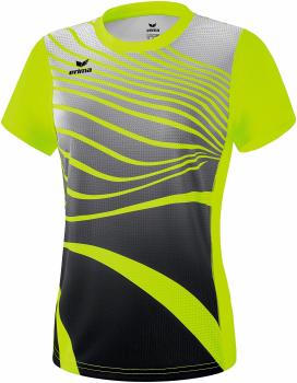 LA T-Shirt DAMEN, neon gelb/schwarz