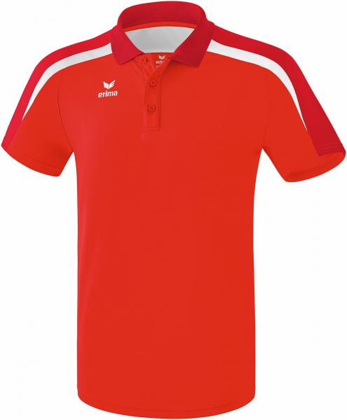 LIGA 2.0 Poloshirt - rot/dunkelrot/weiß