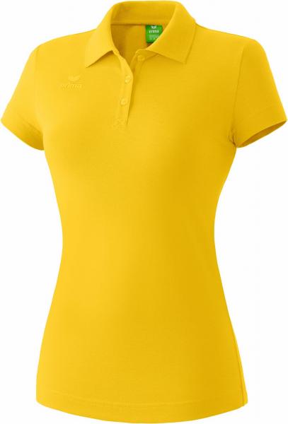TEAMSPORT Poloshirt Damen - gelb
