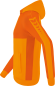 Preview: SIX WINGS Trainingsjacke mit Kapuze - new orange/orange