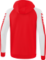 Preview: SIX WINGS Trainingsjacke mit Kapuze Kinder - rot/weiß