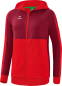 Preview: SIX WINGS Trainingsjacke mit Kapuze Damen - rot/bordeaux