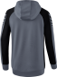 Preview: SIX WINGS Trainingsjacke mit Kapuze Damen - slate grey/schwarz