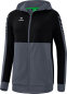 Preview: SIX WINGS Trainingsjacke mit Kapuze Damen - slate grey/schwarz