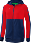 Preview: SIX WINGS Trainingsjacke mit Kapuze Damen - new navy/rot