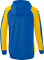 Preview: SIX WINGS Trainingsjacke mit Kapuze Damen - new royal/gelb