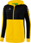 Preview: SIX WINGS Trainingsjacke mit Kapuze Damen - gelb/schwarz
