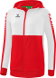 Preview: SIX WINGS Trainingsjacke mit Kapuze Damen - rot/weiß