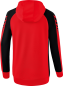 Preview: SIX WINGS Trainingsjacke mit Kapuze Damen - rot/schwarz