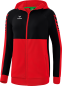 Preview: SIX WINGS Trainingsjacke mit Kapuze Damen - rot/schwarz