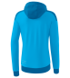 Preview: CHANGE by erima Trainingsjacke mit Kapuze - curacao/mykonos/weiß