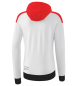 Preview: CHANGE by erima Trainingsjacke mit Kapuze - weiß/rot/schwarz