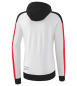 Preview: CHANGE by erima Trainingsjacke mit Kapuze - weiß/schwarz/rot