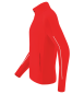 Preview: LIGA STAR Polyester Trainingsjacke - rot/weiß