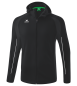 Preview: LIGA STAR Trainingsjacke mit Kapuze - schwarz/weiß