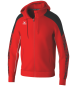Preview: EVO STAR Trainingsjacke mit Kapuze - rot/schwarz 