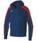 Preview: EVO STAR Trainingsjacke mit Kapuze - new navy/rot 