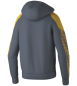 Preview: EVO STAR Trainingsjacke mit Kapuze - slate grey/gelb