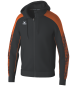 Preview: EVO STAR Trainingsjacke mit Kapuze - schwarz/orange