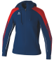Preview: EVO STAR Trainingsjacke mit Kapuze - new navy/rot
