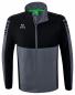 Preview: SIX WINGS Jacke mit abnehmbaren Ärmeln - slate grey/schwarz