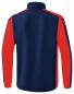 Preview: SIX WINGS Jacke mit abnehmbaren Ärmeln - new navy/rot