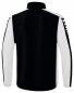 Preview: SIX WINGS Jacke mit abnehmbaren Ärmeln - schwarz/weiß
