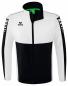 Preview: SIX WINGS Jacke mit abnehmbaren Ärmeln - schwarz/weiß