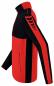 Preview: SIX WINGS Jacke mit abnehmbaren Ärmeln - rot/schwarz