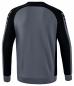 Preview: SIX WINGS Sweatshirt - slate grey/schwarz