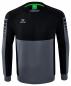 Preview: SIX WINGS Sweatshirt - slate grey/schwarz