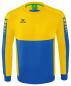 Preview: SIX WINGS Sweatshirt Kinder - new royal/gelb