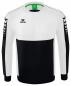 Preview: SIX WINGS Sweatshirt - schwarz/weiß
