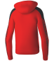 Preview: EVO STAR Kapuzensweat - rot/schwarz