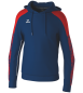 Preview: EVO STAR Kapuzensweat - new navy/rot