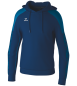 Preview: EVO STAR Kapuzensweat - new navy/mykonos blue