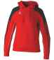 Preview: EVO STAR Kapuzensweat - rot/schwarz
