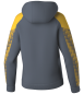 Preview: EVO STAR Kapuzensweat - slate grey/gelb