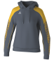 Preview: EVO STAR Kapuzensweat - slate grey/gelb