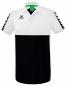 Preview: SIX WINGS Poloshirt - schwarz/weiß