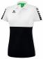 Preview: SIX WINGS Poloshirt Damen - schwarz/weiß