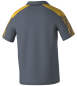 Preview: EVO STAR Poloshirt - slate grey/gelb