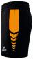 Preview: SIX WINGS Worker Shorts Damen - schwarz/new orange
